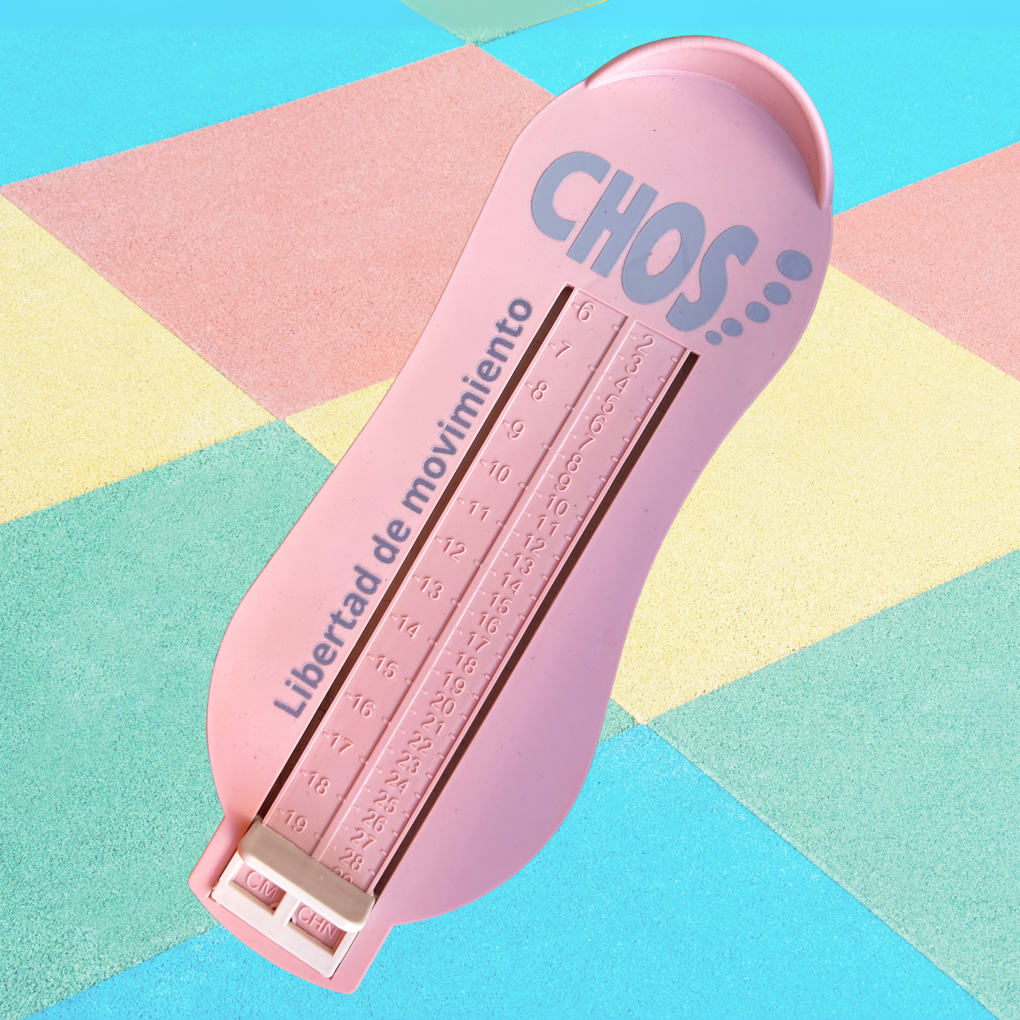 Regla para medir pie