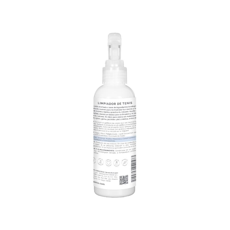 Limpiador de tenis en spray OH!GANICS 100 ml